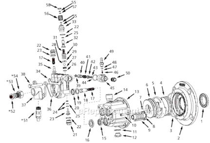 Page A Diagram and Parts List for PM041803AV  Campbell Hausfeld Pressure Washer